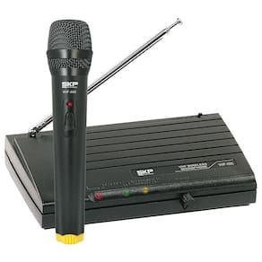 Microfone Sem Fio De Mão, Frequencia Vhf Alcance 50 Metros