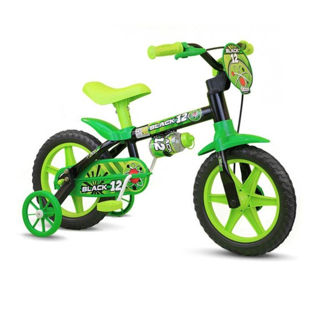 Bicicleta Aro 12 Black Nathor
