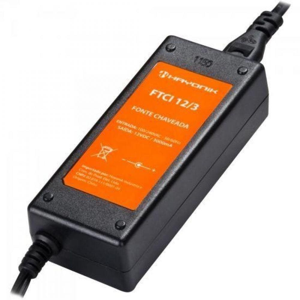 Fonte Chaveada 12VDC 3A Hayonik