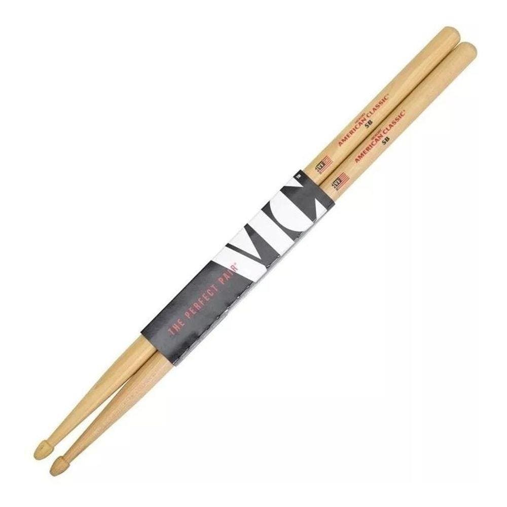 Baqueta Vic Firth 5B Ponta Madeira American Classic