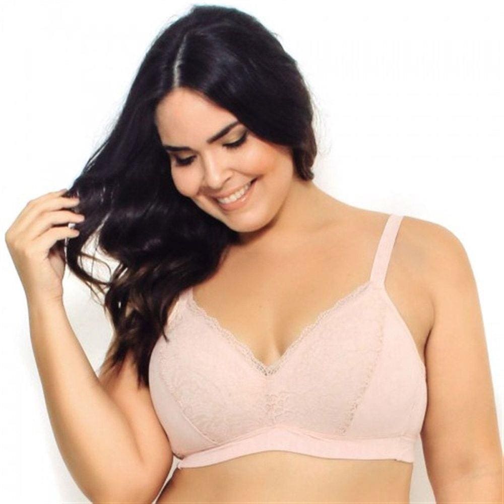 Sutiã Plus Size Sem Aro Com Renda Liebe
