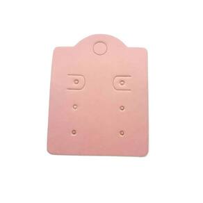 Kit 500 Peças Tag Cartela Para Brinco 6 Furos - Rose