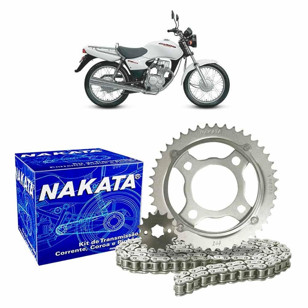 Kit Relação Transmissão Honda CG 125 Cargo ES KS 1995-2004