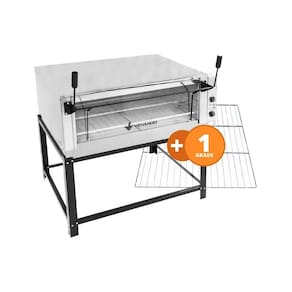 Kit - Forno Elétrico Industrial Roma Inox Feri110 220V + Grade Extra - Venâncio