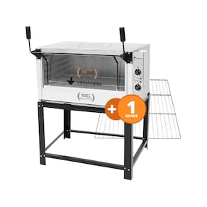KIT - Forno Elétrico Industrial Roma Inox FERI90 220V + Grade Extra - Venâncio