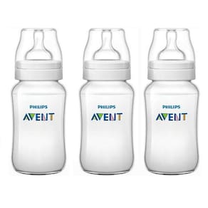 Kit com 3 Mamadeiras Classic 330ML (3M+) Philips AVENT SCF816/17