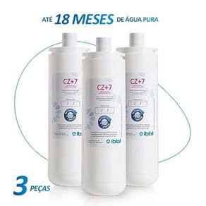 Kit com 3 Refil Filtro IBBL CZ+7 Girou Trocou 10610082