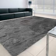 Tapete Felpudo Apolo Soft Casa Dona Cinza 100x140cm