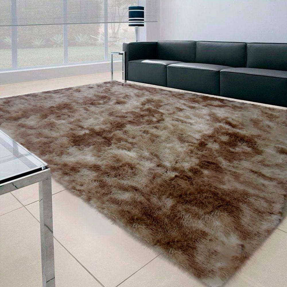 Tapete Apolo Pelo Alto 200X250Cm Tabaco