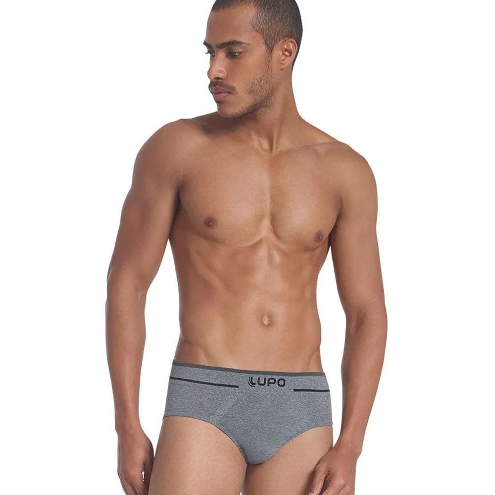 Cueca masculina slip sem costura Lupo