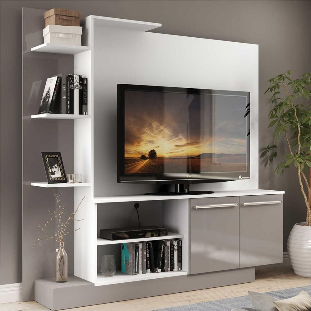 Estante TV 55" com 2 Portas Denver Multimóveis
