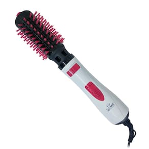 Escova Modeladora Rotativa Gama Italy Turbo Plus 2300 Branco E Rosa 127v