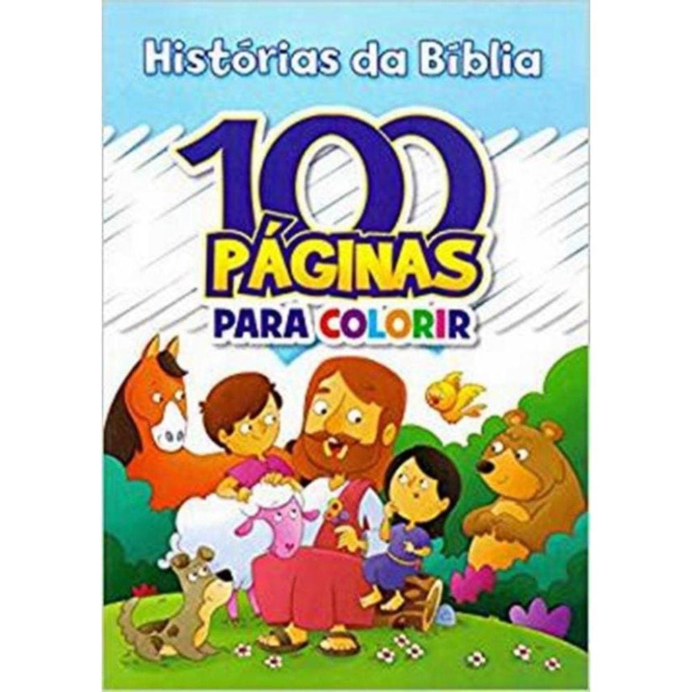 100 Paginas Para Colorir - Historias Da Biblia