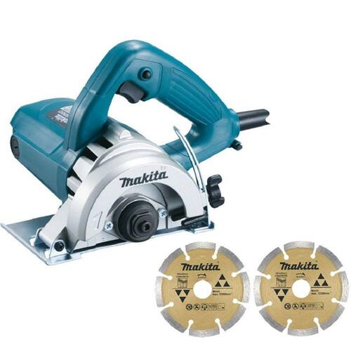 imagem-Serra Mármore 1.300W Makita 4100NH3ZX2 +2 Discos Diamantados - Voltagem - 220V