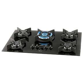 Cooktop Fischer 5 Queimadores Tripla Chama Infinity Preto Bivolt