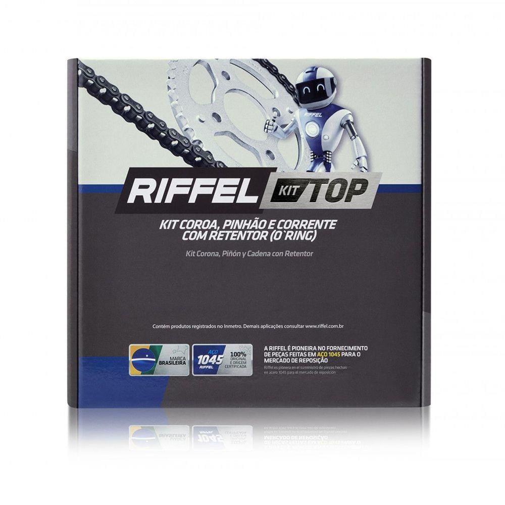 Kit Relação Transmissão Riffel Top XTZ 125 E / K 2002-2016