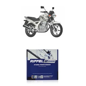 Kit Relação Transmissão Riffel Honda CB Twister 2016-2018