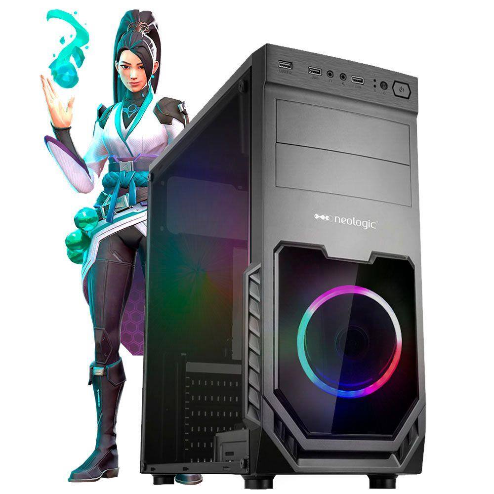 PC Gamer Completo, Intel Core i5, 8GB, Geforce GT 4GB, SSD 240GB, Fonte  500W, Gabinete com 3 fans RGB, Monitor 75Hz HDMI 19.5, EasyPC Play -  Computador Gamer - Magazine Luiza