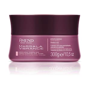 Máscara capilar tonalizante Marsala Vibrance Amend 300g