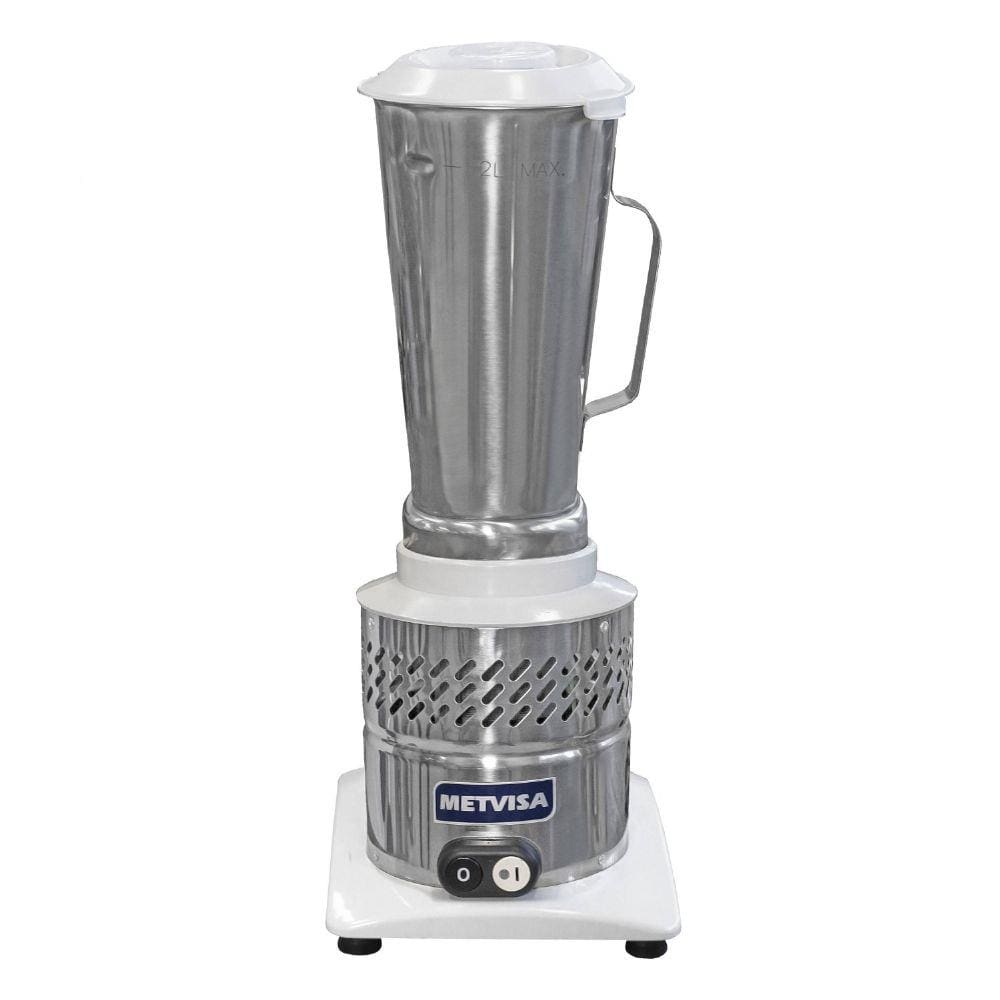 Liquidificador Industrial Alta Rotação 2L Max Inox 127V Metvisa Prata