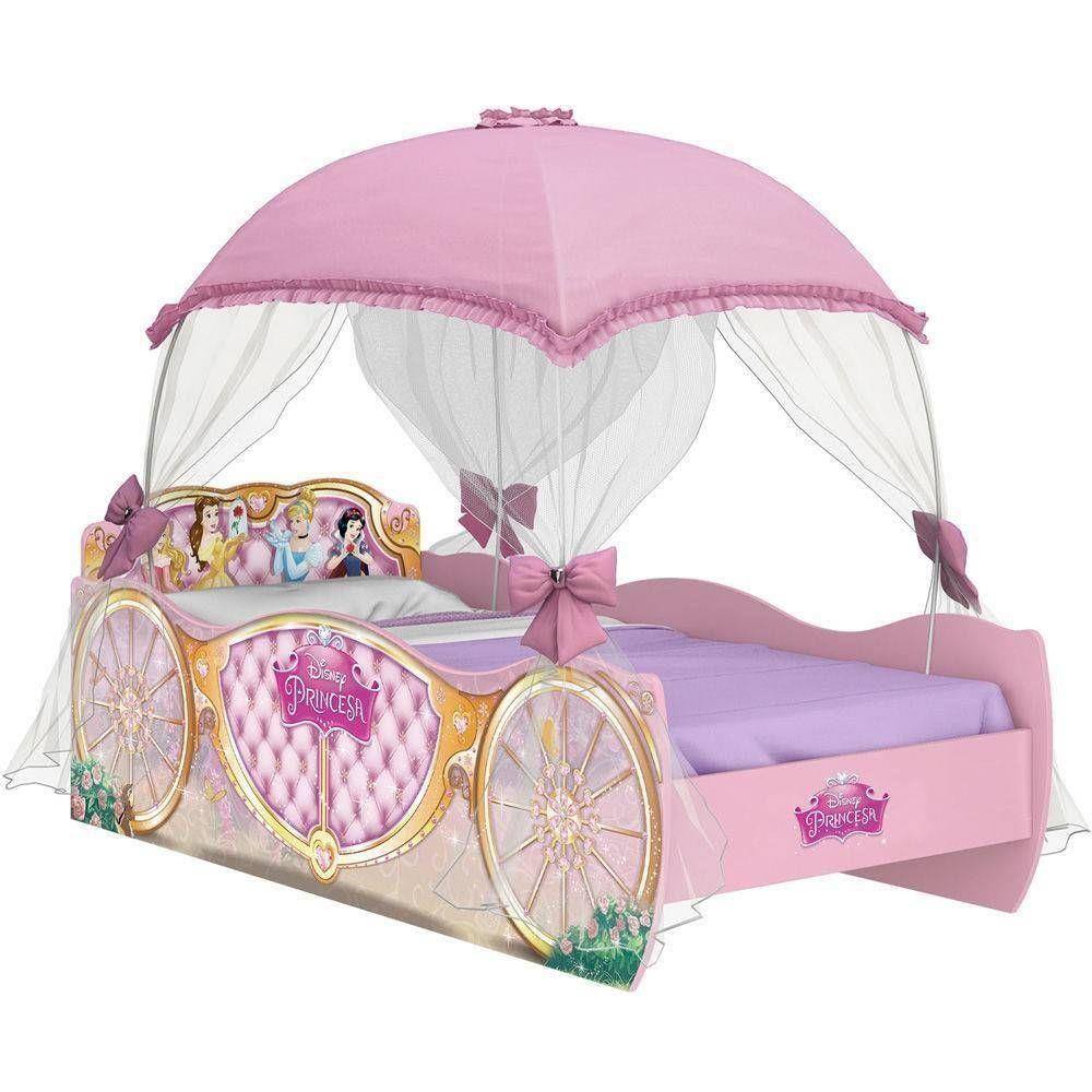 Cama Infantil Barbie Play com Escorregador e Cortina - Pura Magia