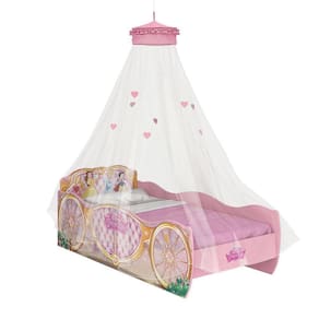 Jogo de Quarto Infantil Cama Princesas Disney Star com Dorsel e