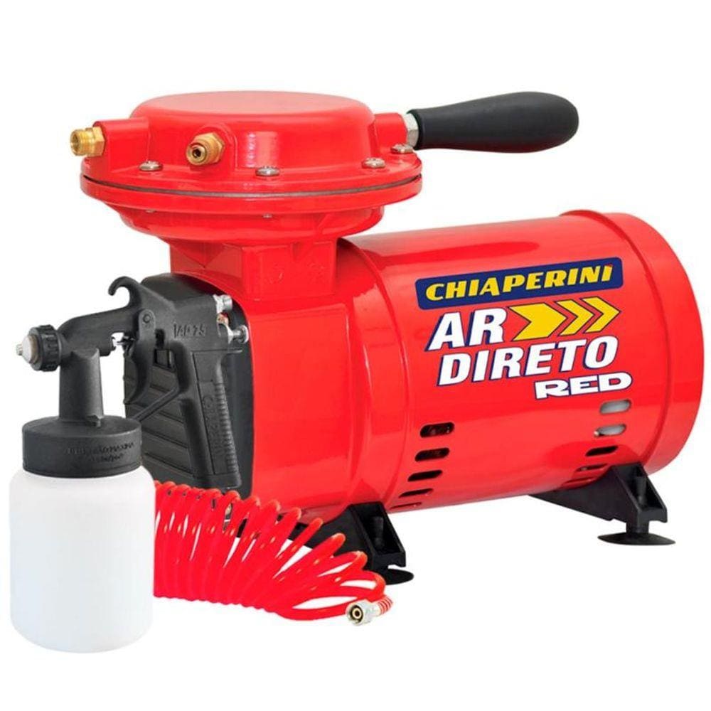 Compressor Ar Direto 1/3 HP BIVOLT RED com Kit CHIAPERINI
