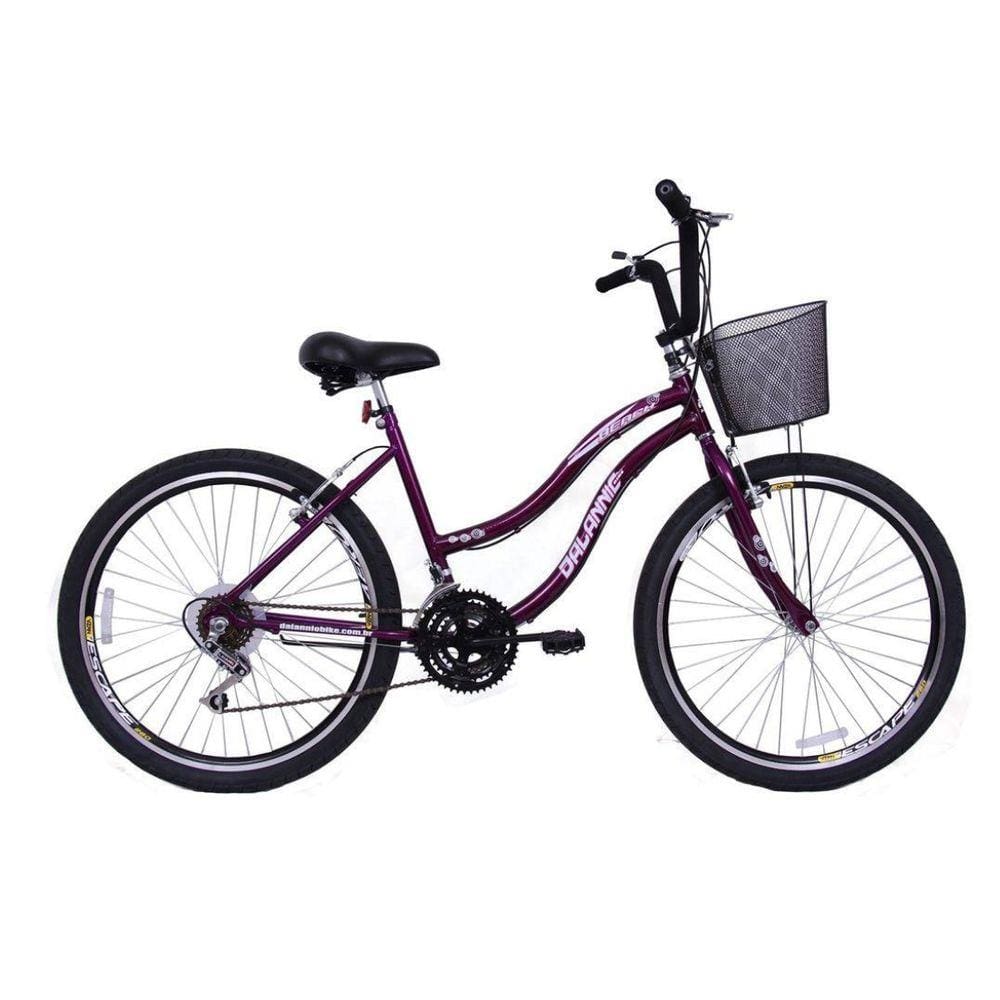 ULTRA BIKE Bicicleta Bikes Feminina Aro 24 – 18 Marchas Cinza