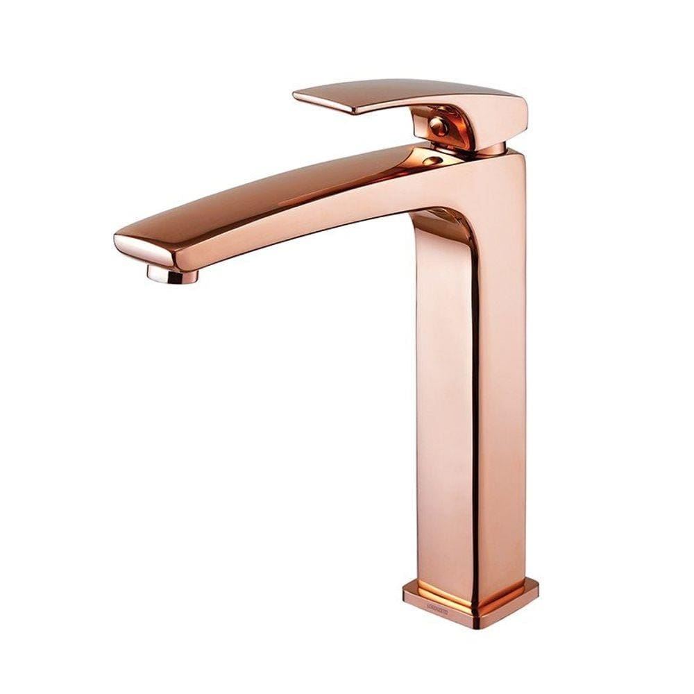 Torneira Misturador Monocomando Lorenzetti LorenLive 2877 R89 de Bancada Rose Gold