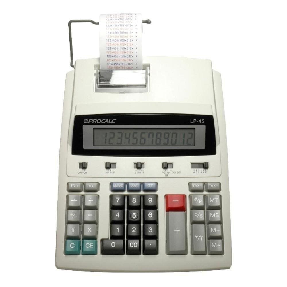 Calculadora de Impressão LP45 12 Dígitos Procalc Bivolt