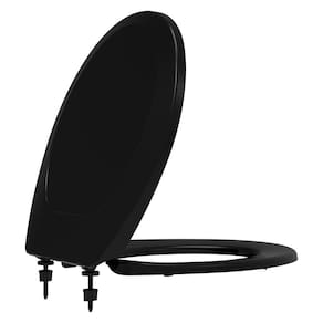 Tampa Vaso Sanitário Tupan Pp Universal Oval Premium Preta