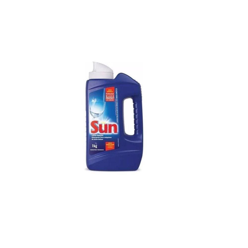 Detergente Em Pó Sun Para Máquina De Lavar Louças 1Kg