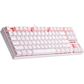 Teclado Mecânico Gamer Redragon Kumara Branco Switch Brown