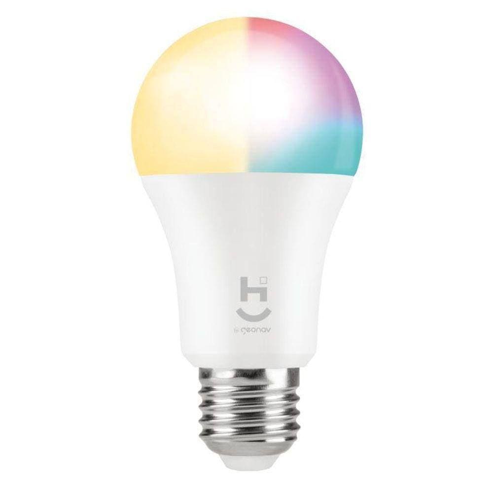 Lâmpada Inteligente Rgb+W Com Soquete E27 Bivolt - Hi Geonav