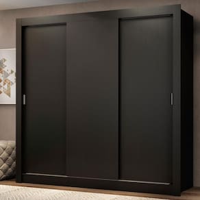 Guarda Roupa Casal Madesa Mônaco 3 Portas de Correr