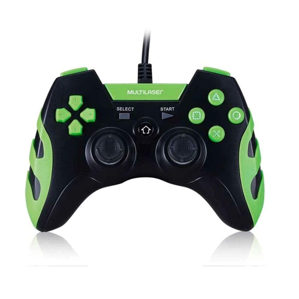 Controle Gamer Multilaser Com Fio, PS3 / PC,  JS091