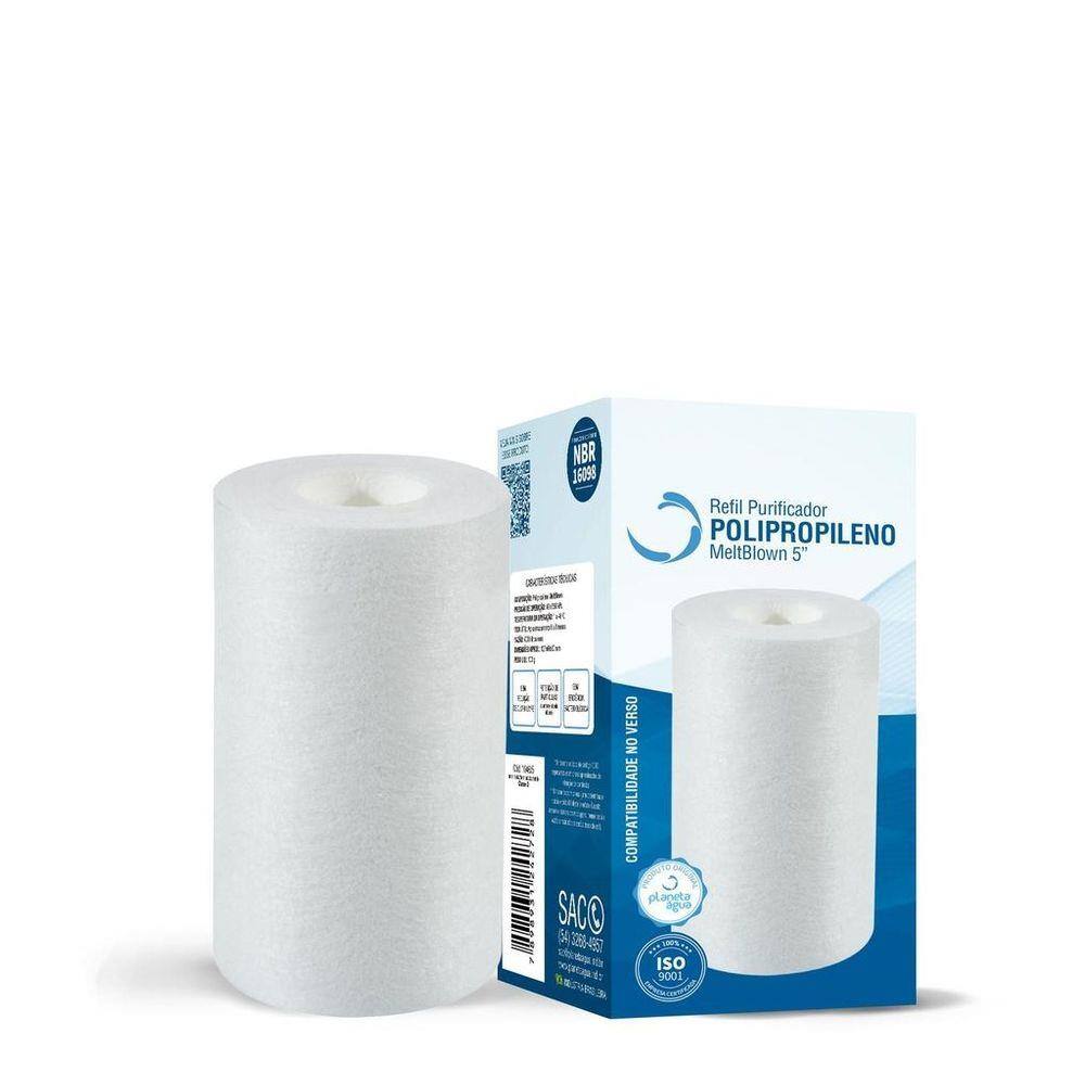 Refil Polipropileno MeltBlown para Purificador de Água Planeta Água