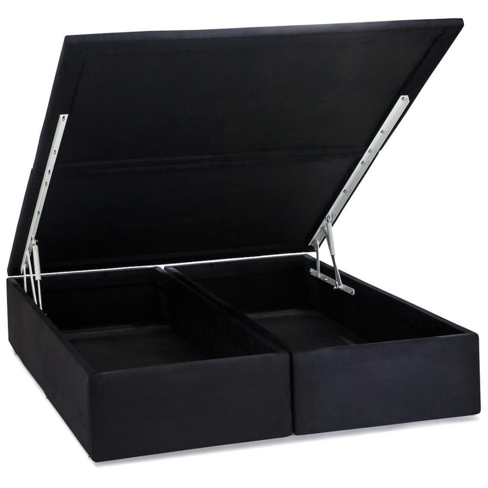 Base Baú Corino Preto King (186x198x39) - Ortobom
