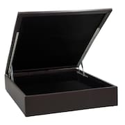 Base Baú Physical Corino Marrom Casal (138x188x39) - Ortobom