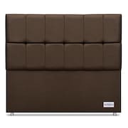 Cabeceira Piave Linho Marrom Casal (12x140x125) - Ortobom