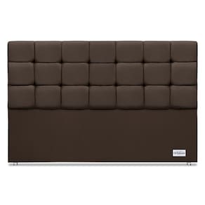 Cabeceira Amur Veluto Marrom King (12x188x125) - Ortobom