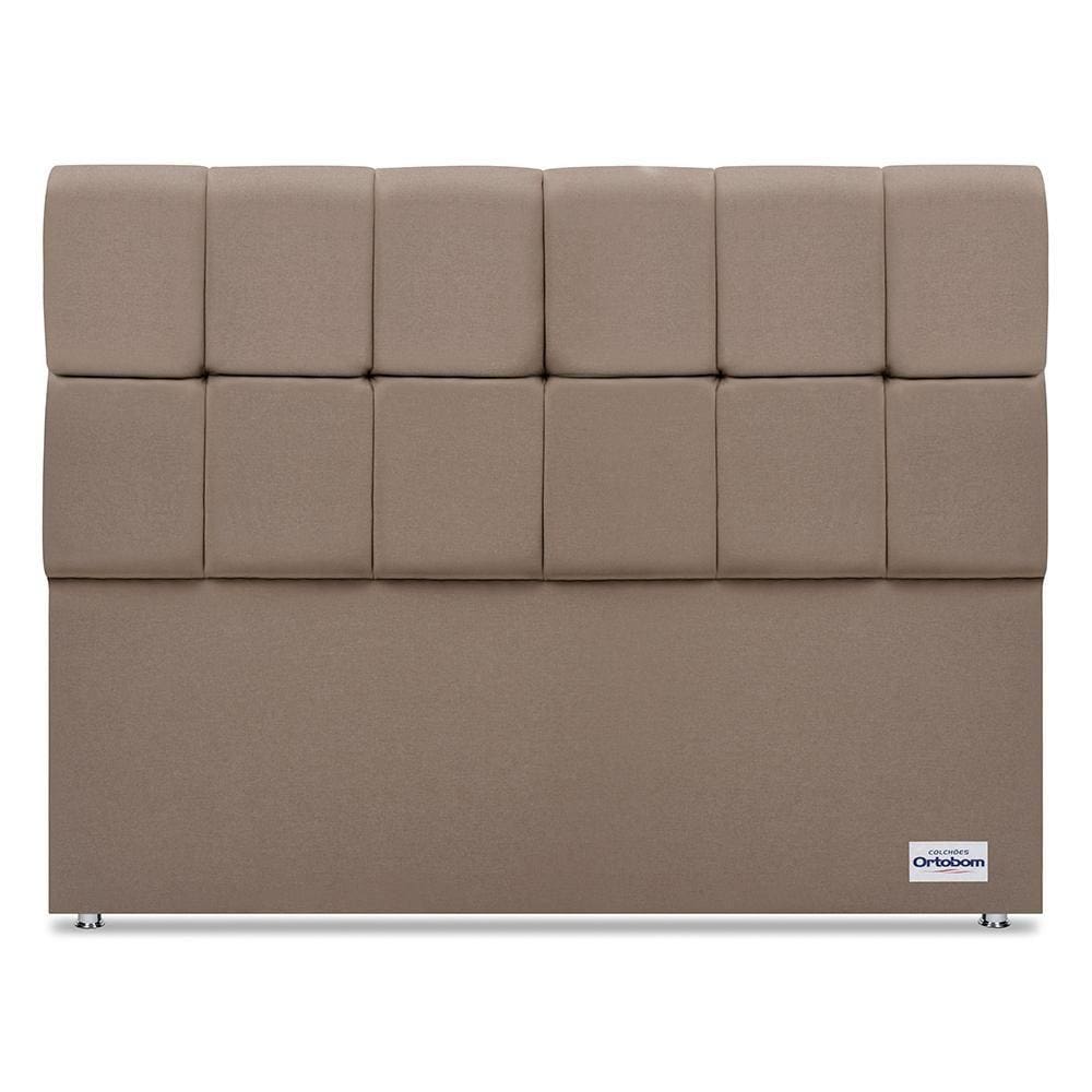 Cabeceira Piave Linho Bege Queen (12x160x125) - Ortobom