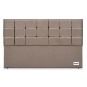 Cabeceira Amur Linho Bege Super King (12x195x125) - Ortobom