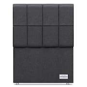 Cabeceira Piave Linho Cinza Solteiro (12x90x125) - Ortobom