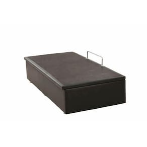 Base Baú Phy Corino Marrom Solteiro (88x188x39) - Ortobom