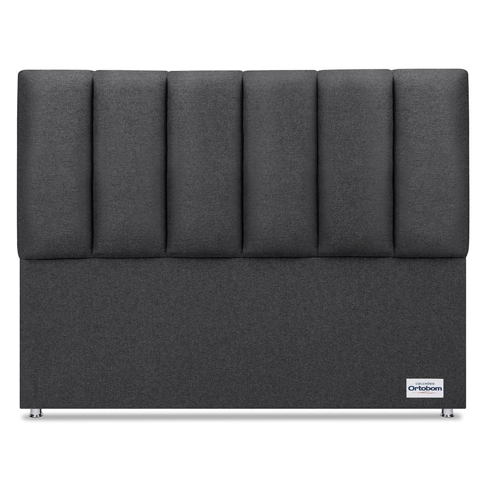 Cabeceira South Linho Cinza Queen (11x160x125) - Ortobom
