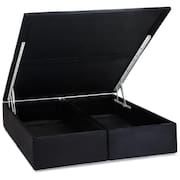 Base Baú Corino Preto Super King (193x203x39) - Ortobom