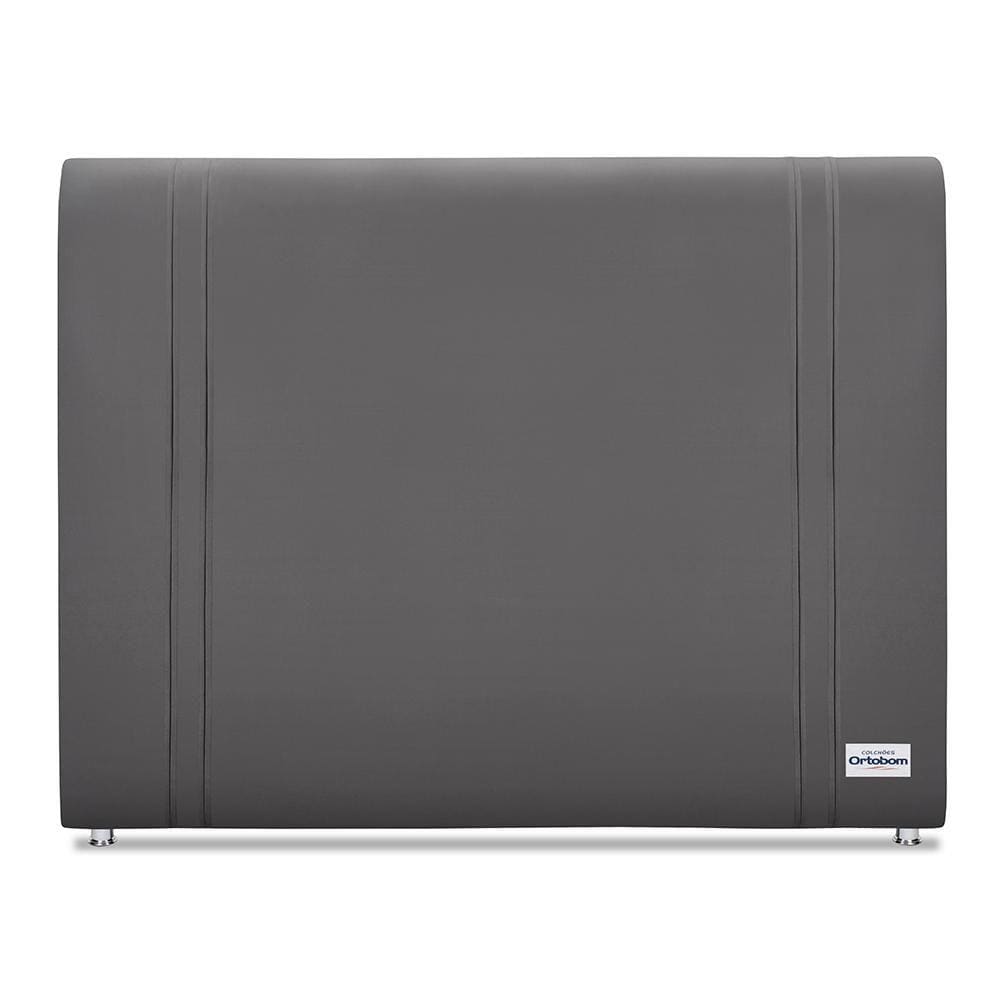 Cabeceira Tamisa Veluto Cinza Queen (8x160x125) - Ortobom
