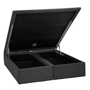 Base Baú Physical Camurça Cinza Queen (158x198x39) - Ortobom