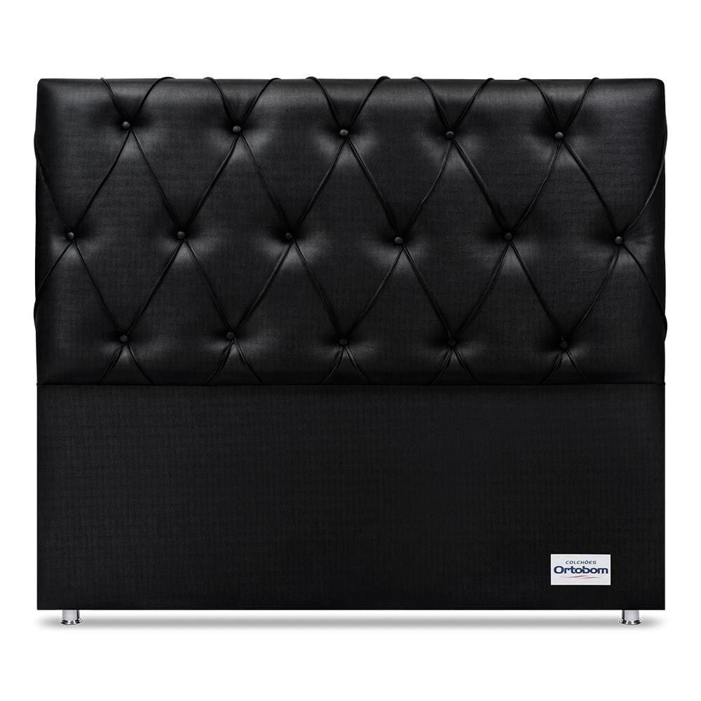 Cabeceira Murat Facto Nero Casal (9x140x125) - Ortobom